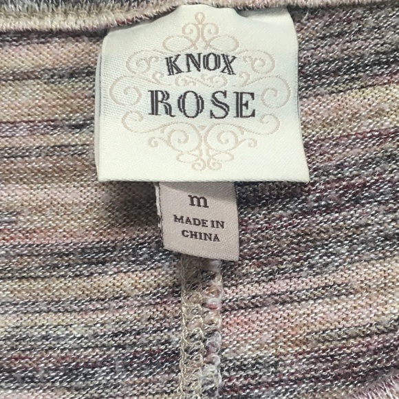 🌈 KNOX ROSE Top, Tank, Light Pink Multicolors, M - Picture 4 of 7